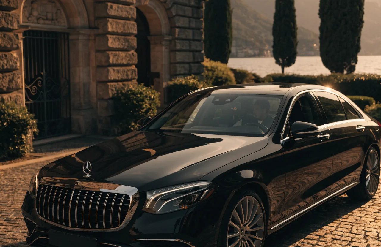 Mercedes Classe S sul Lago di Como