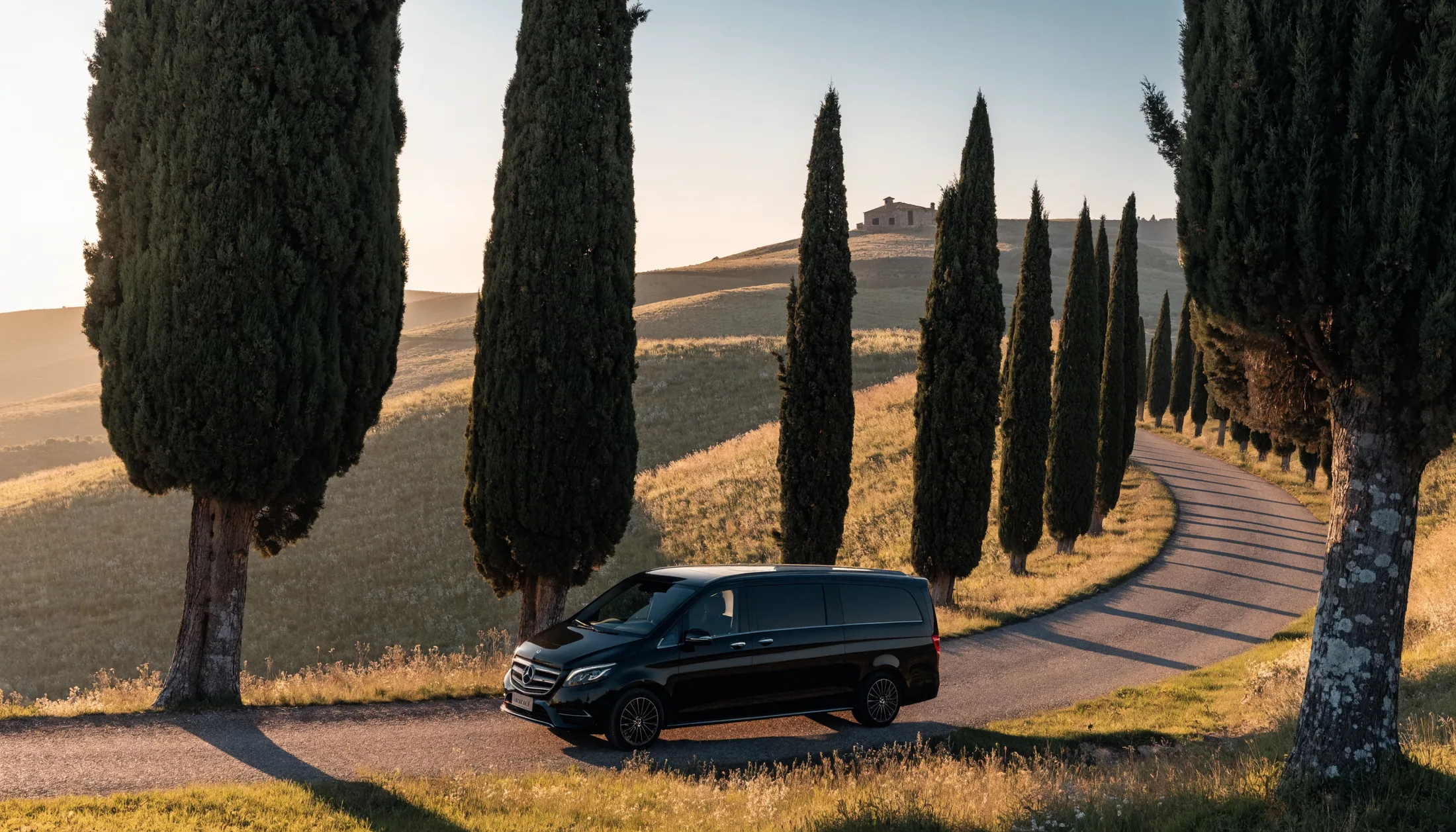 Autista privato sulle colline della Toscana