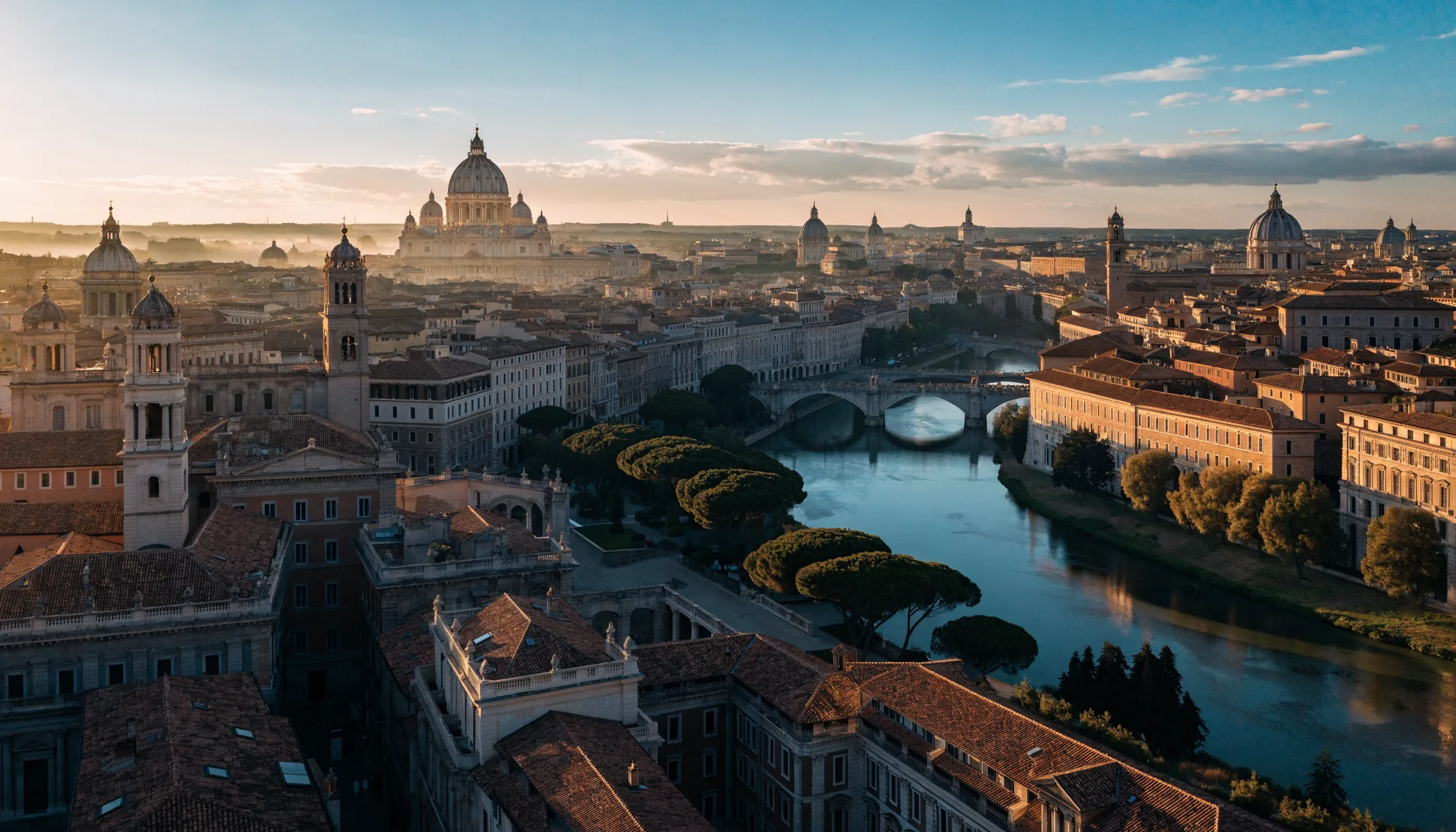 Veduta panoramica di Roma